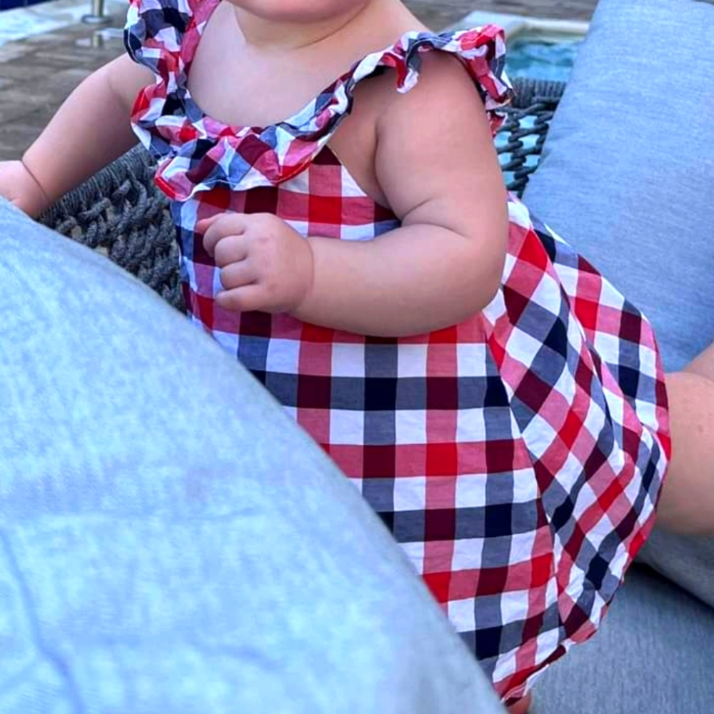 American plaid dress
